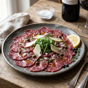 Carpaccio de Ciervo del Monte
